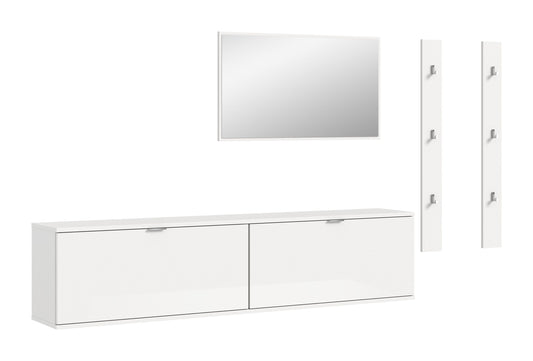 Meuble modulable Projet X 5 p. Combinaison 237 x 191 x 37 cm