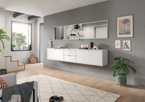 Systemmöbel Projekt X 6tlg. Kombination , ca.236x191x37 cm