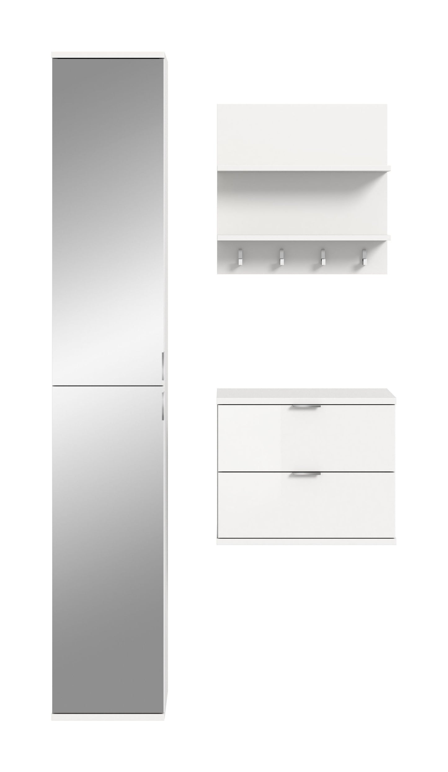 Meuble modulable Projet X, 3 éléments, combinaison 82 x 191 x 37 cm