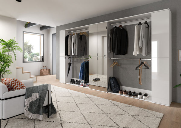 Systemmöbel Projekt X 5tlg. Kombination , ca.341x191x37 cm