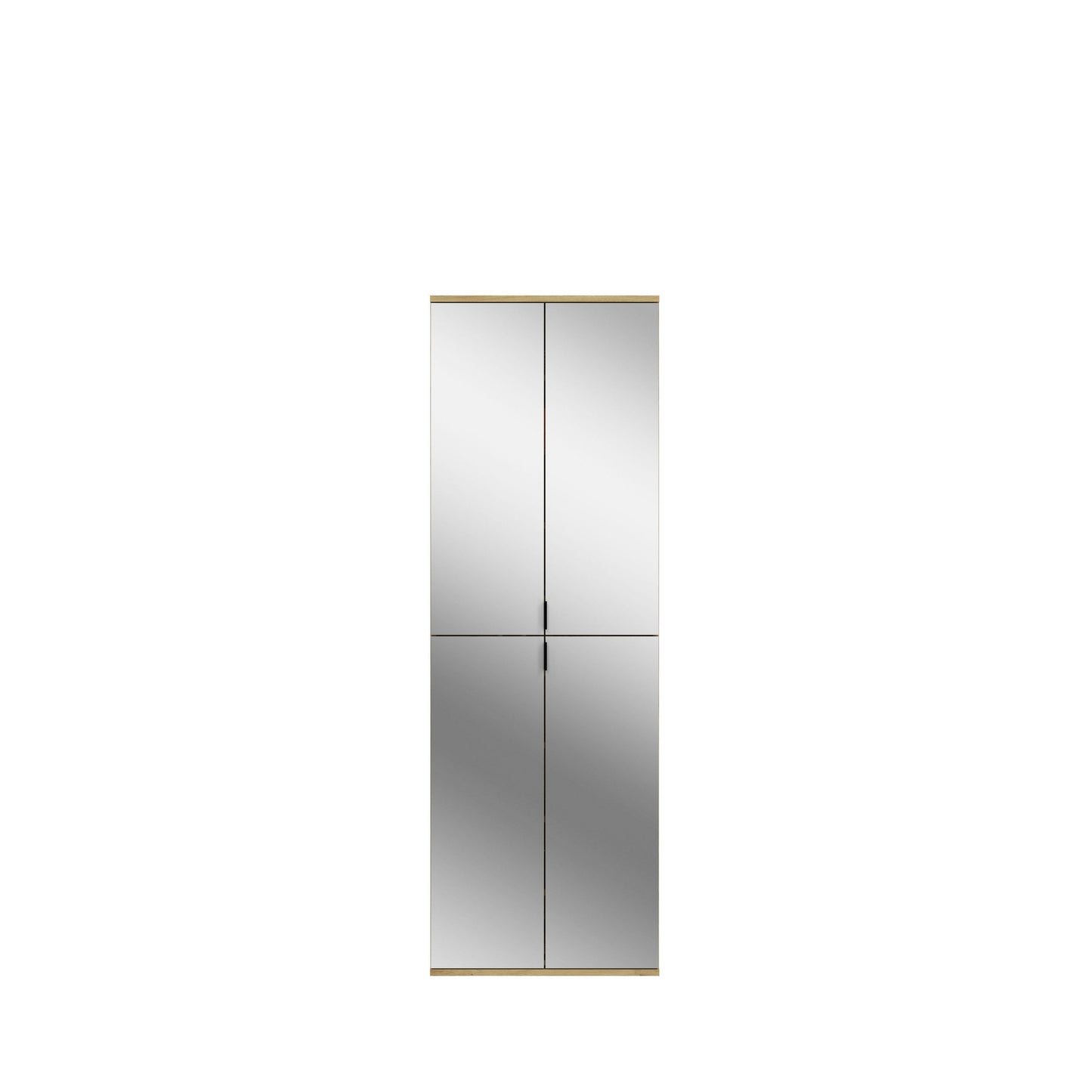 Homes & Jones Schränke 3er Set,1x Schrank mit Spiegelfront,2x Schrank mit Türen