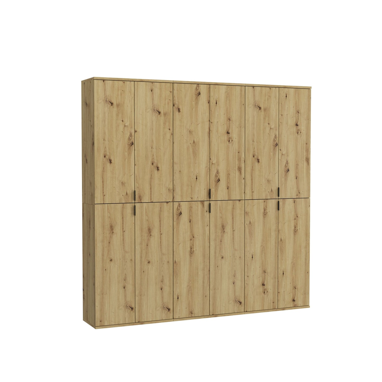 Homes & Jones Schränke 3er Set,3x Schrank mit Türen, Schlafzimmerschrank System
