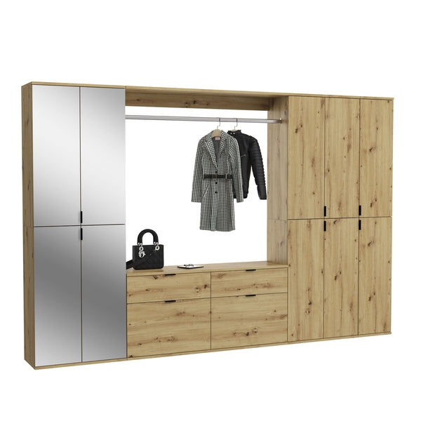 Systemmöbel Projekt X 4tlg. Kombination , ca.273x193x34cm