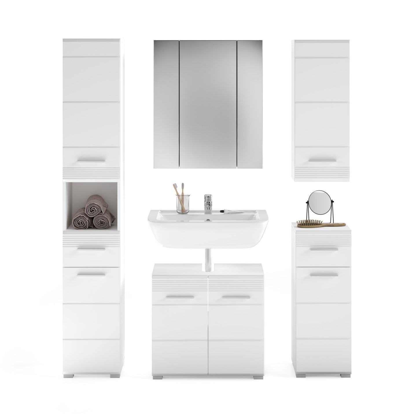 Ensemble de meubles de salle de bain Linus 5 pièces