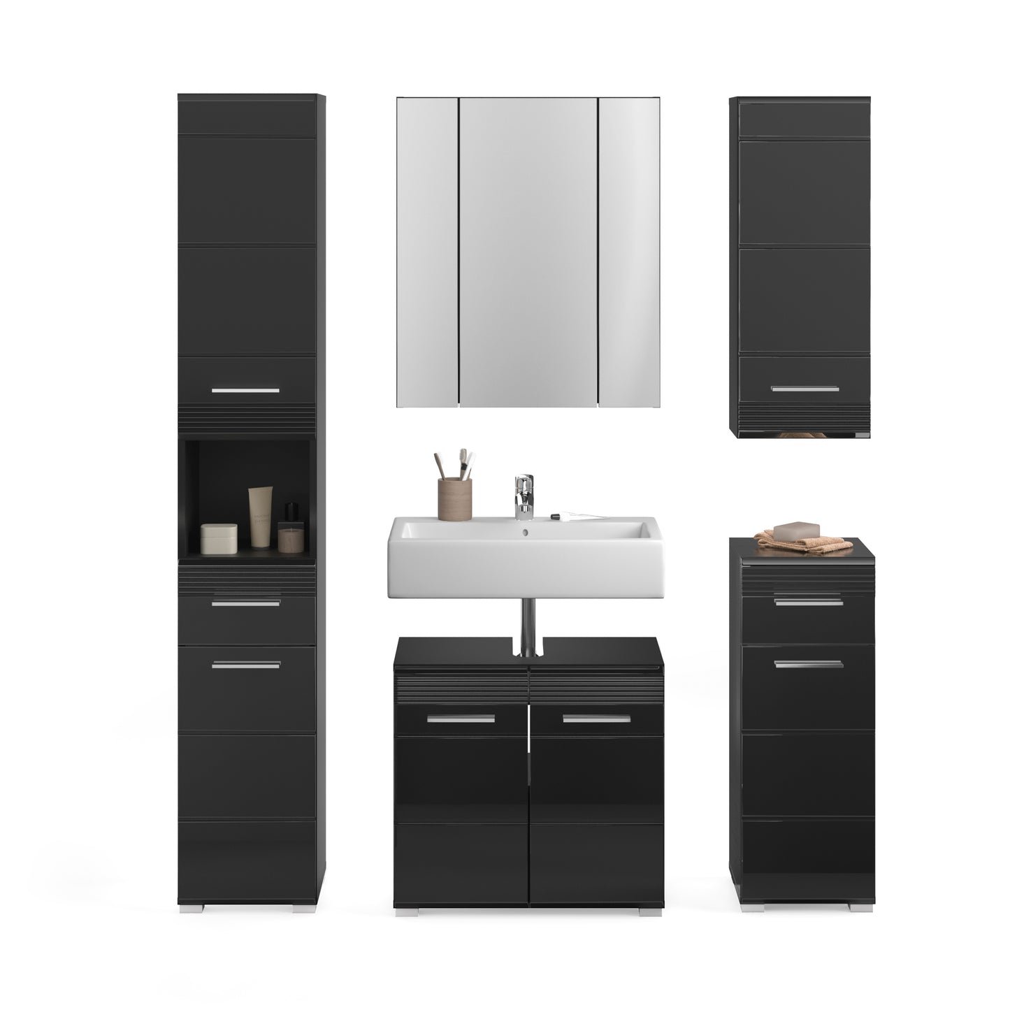 Ensemble de meubles de salle de bain Linus 5 pièces