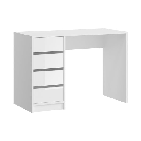 Schminktisch Emma 110x75x48 cm in weiß mit Schubkästen