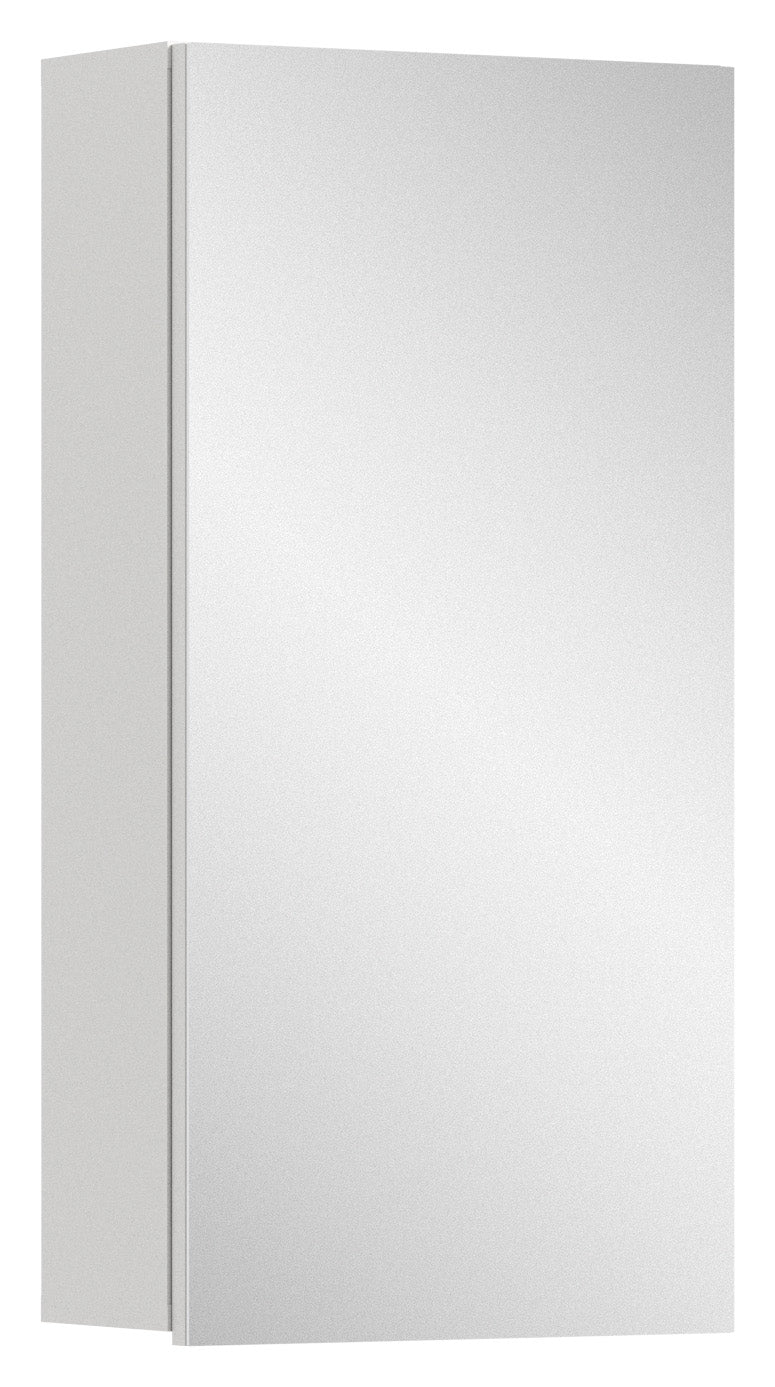 Homes & Jones Bad-Spiegelschrank, weiß, 38 cm breit, Front mit Spiegelfläche