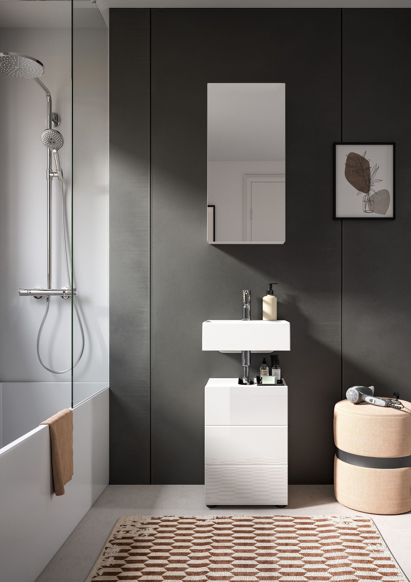 Vira - Combinaison de salle de bain 2 pièces
