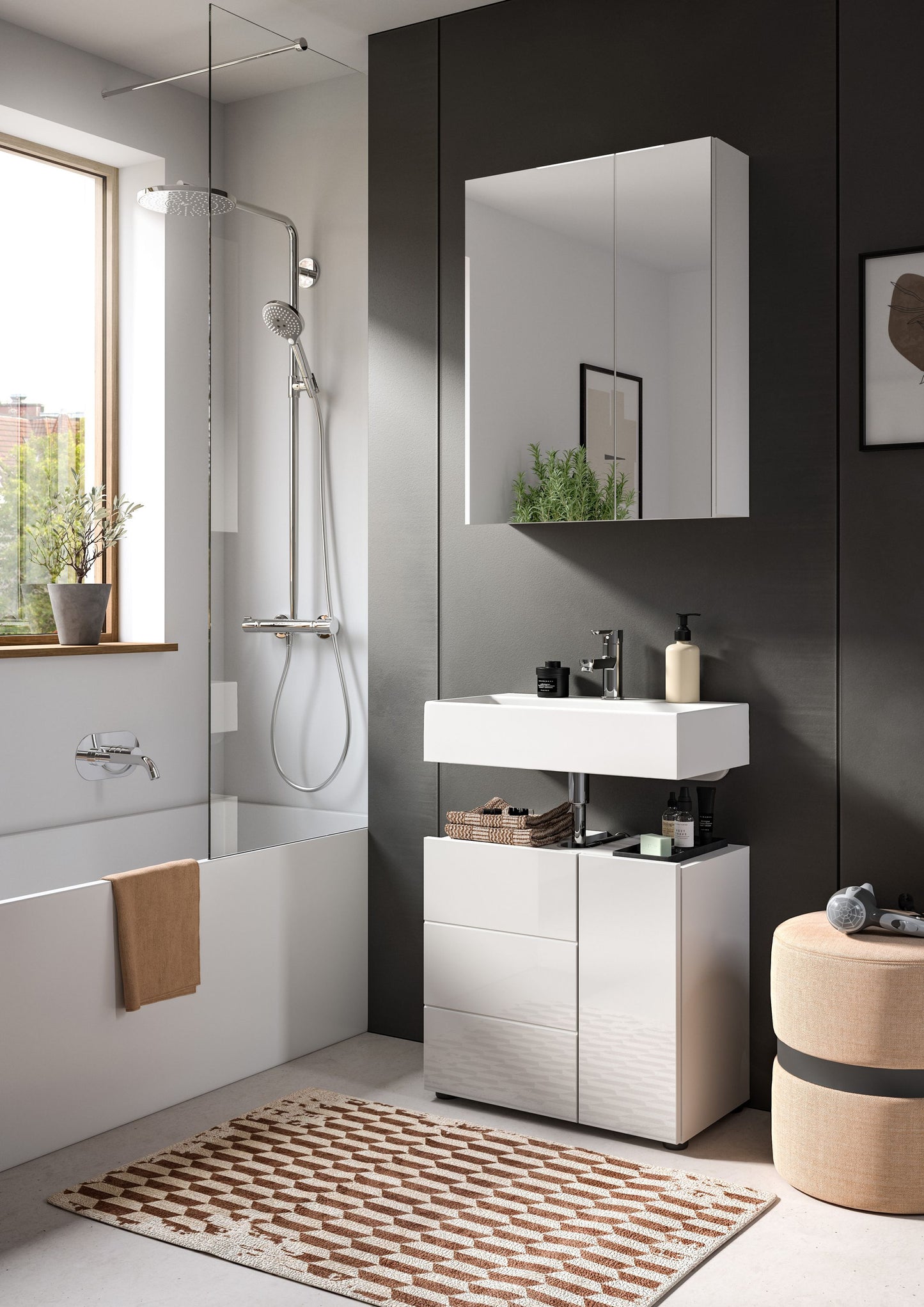 Ensemble salle de bain Vira 2 pièces 190 x 34 x 60 cm
