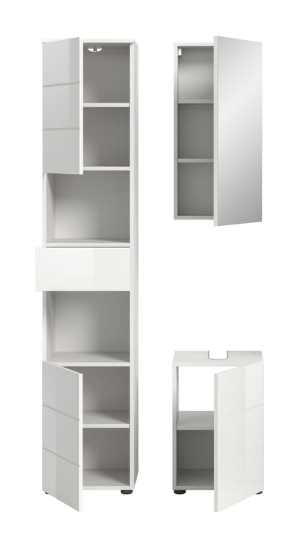 Ensemble de salle de bain Vira, environ 91x190x34 cm