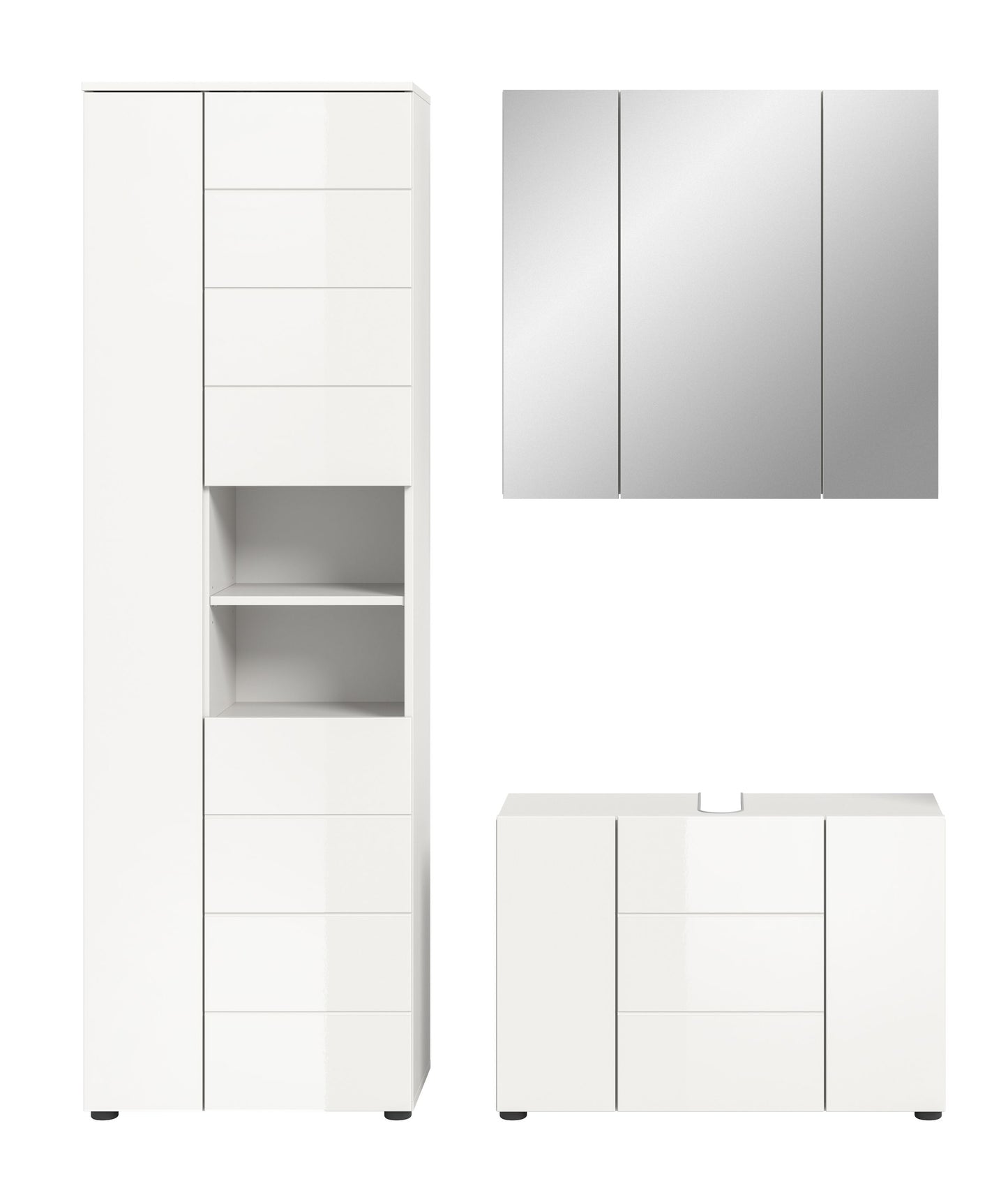 Ensemble de salle de bain Vira, env. 157x190x34 cm