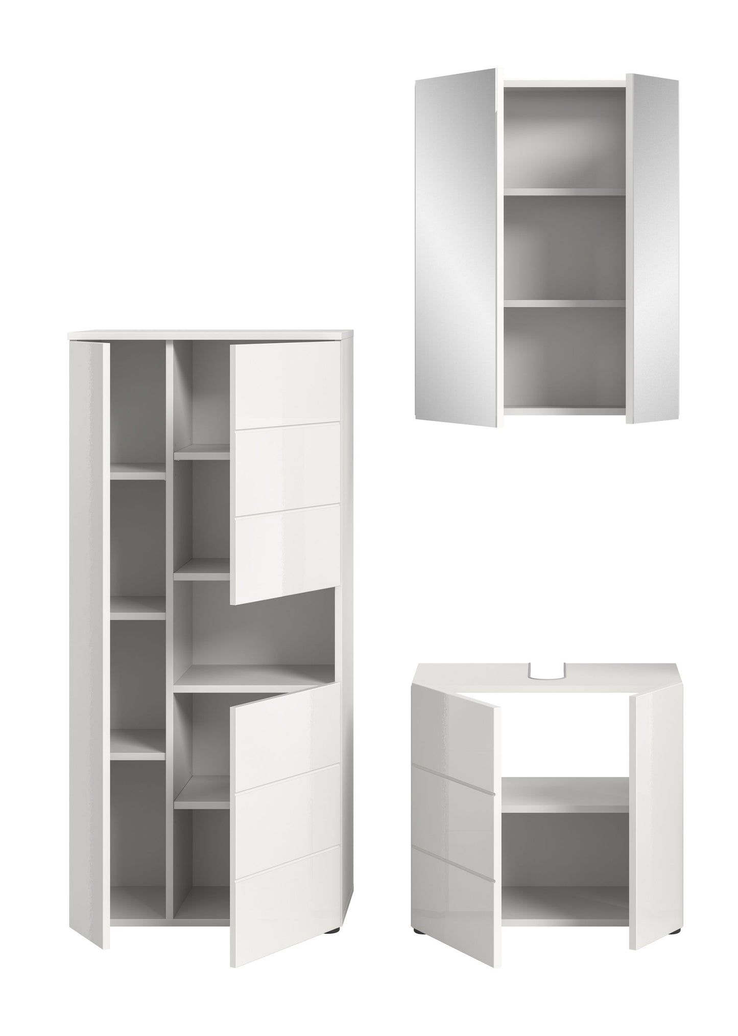 Ensemble de salle de bain Vira 135 x 190 x 34 cm
