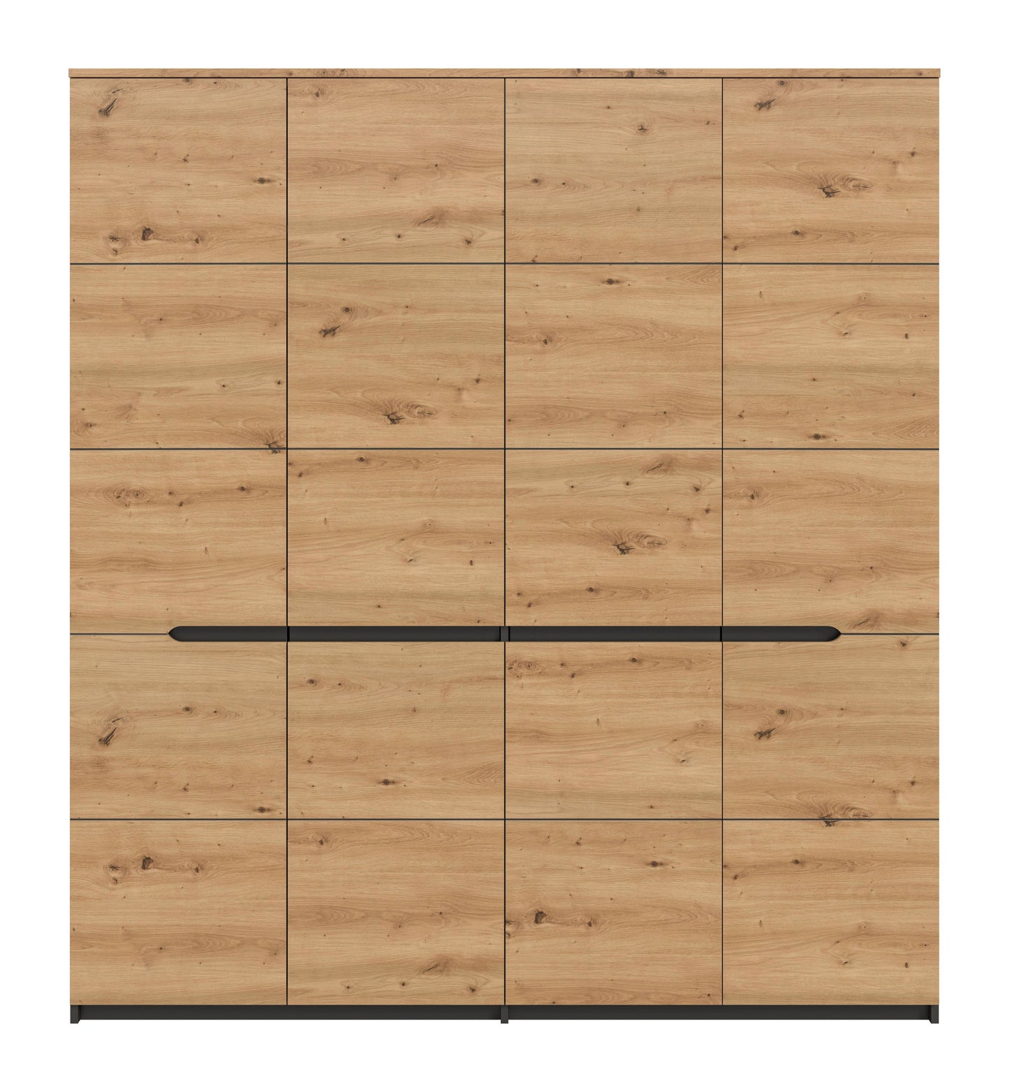 Homes & Jones Kleiderschrank 180 cm breit, Schlafzimmerschrank 4-türig