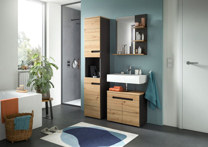 Ensemble de meubles de salle de bain Canu 3 pièces 133 x 193 x 34 cm