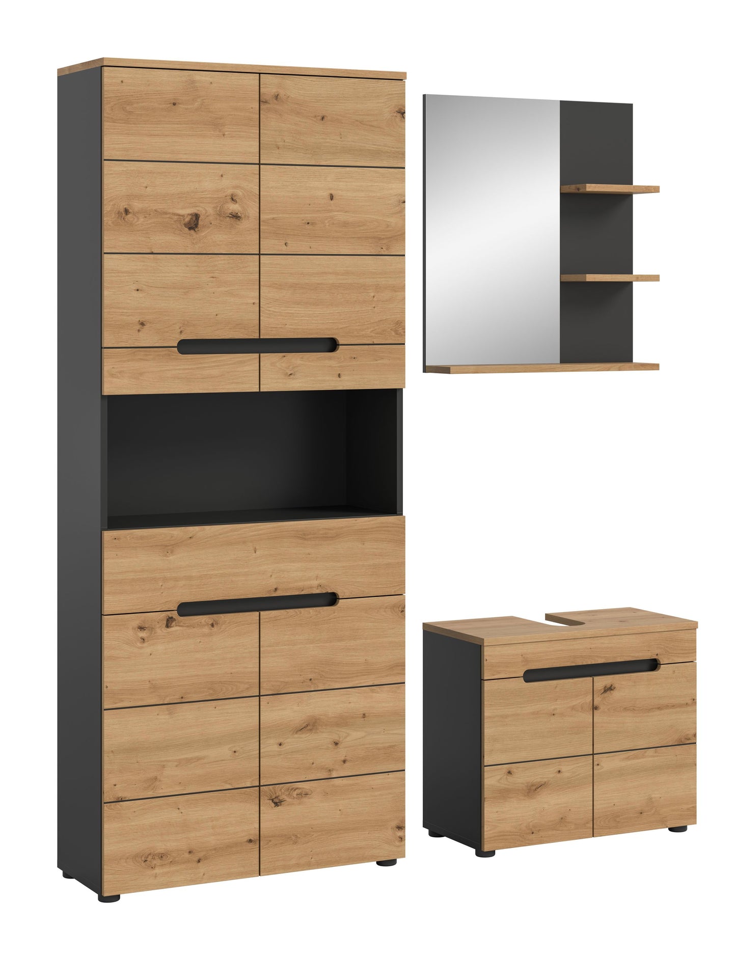 Ensemble de meubles de salle de bain 3 pièces Canu