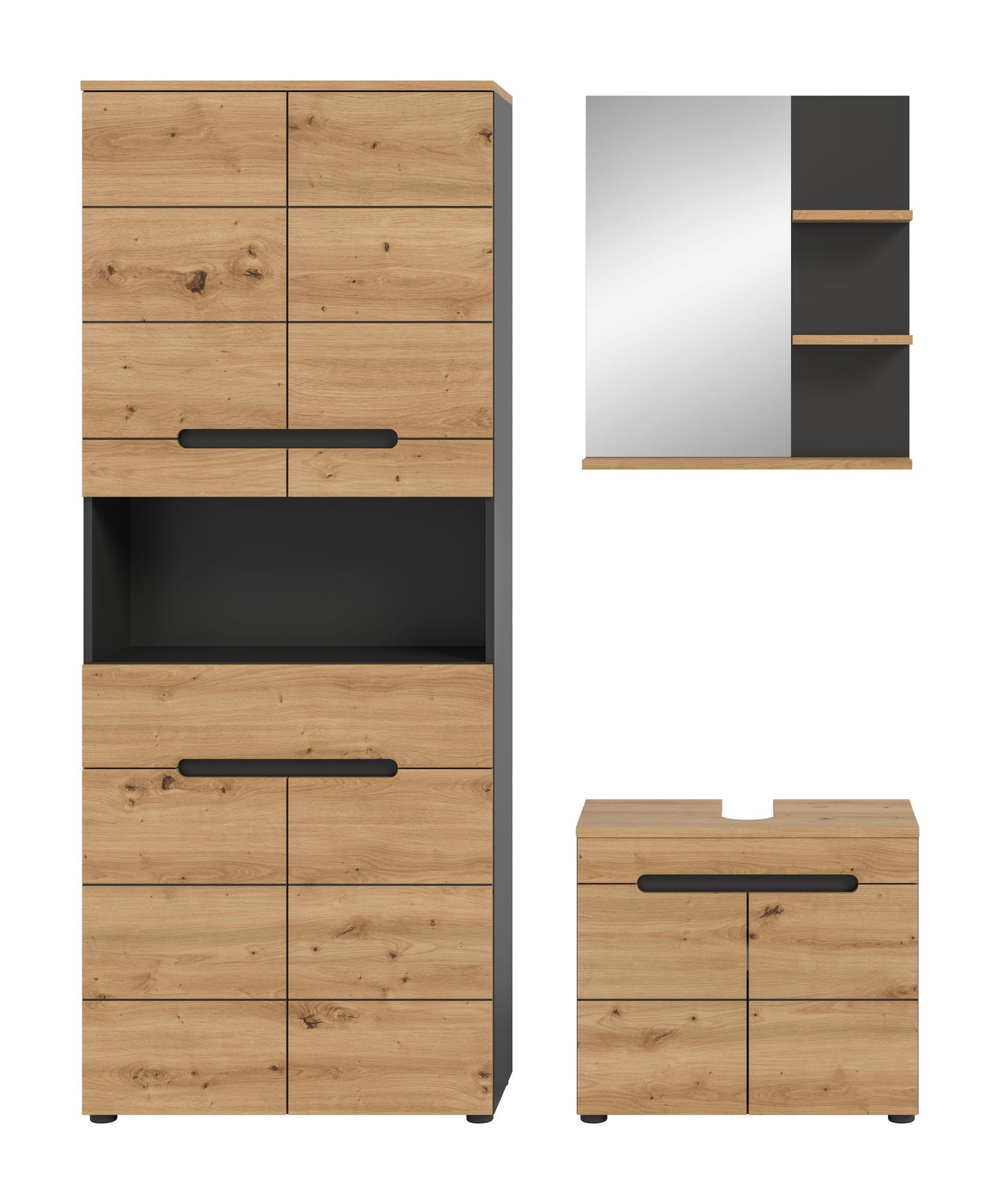 Ensemble de meubles de salle de bain 3 pièces Canu