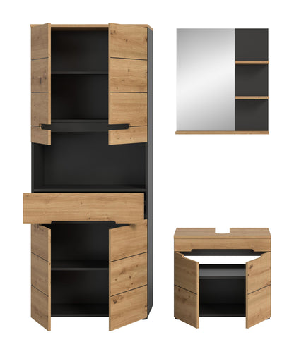 Ensemble de meubles de salle de bain 3 pièces Canu
