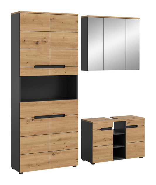 Ensemble de meubles de salle de bain 3 pièces Canu