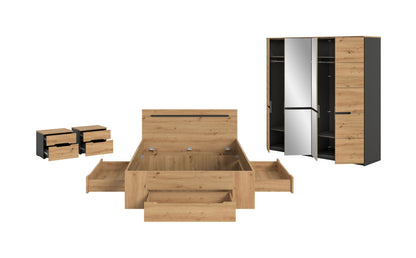 Bedroom Set Sova – Bed 140x200 Complete Set