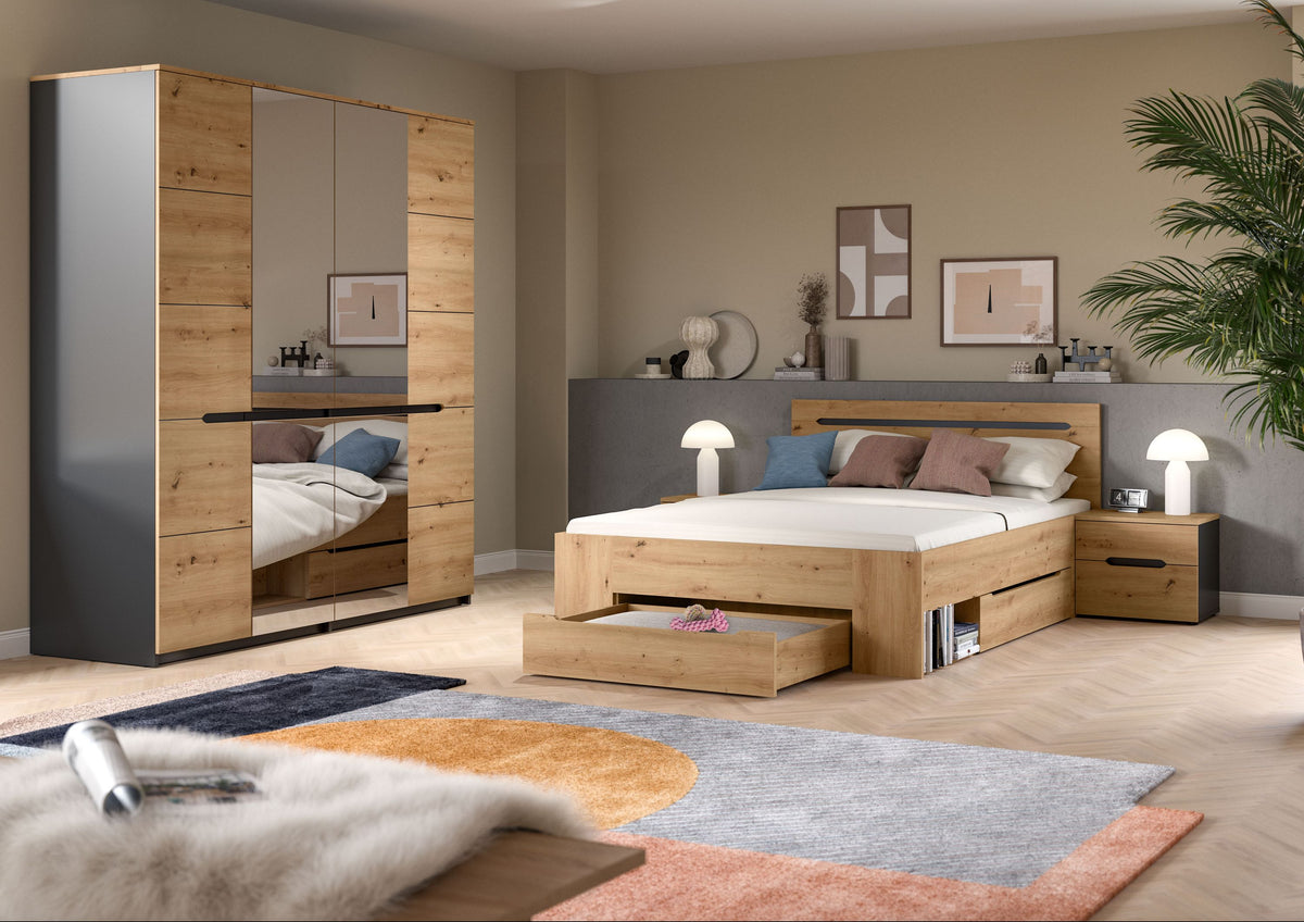 Bedroom Set Sova – Bed 140x200 Complete Set