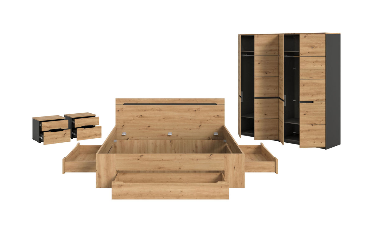 Bedroom Set Sova – Bed 180x200 Complete Set