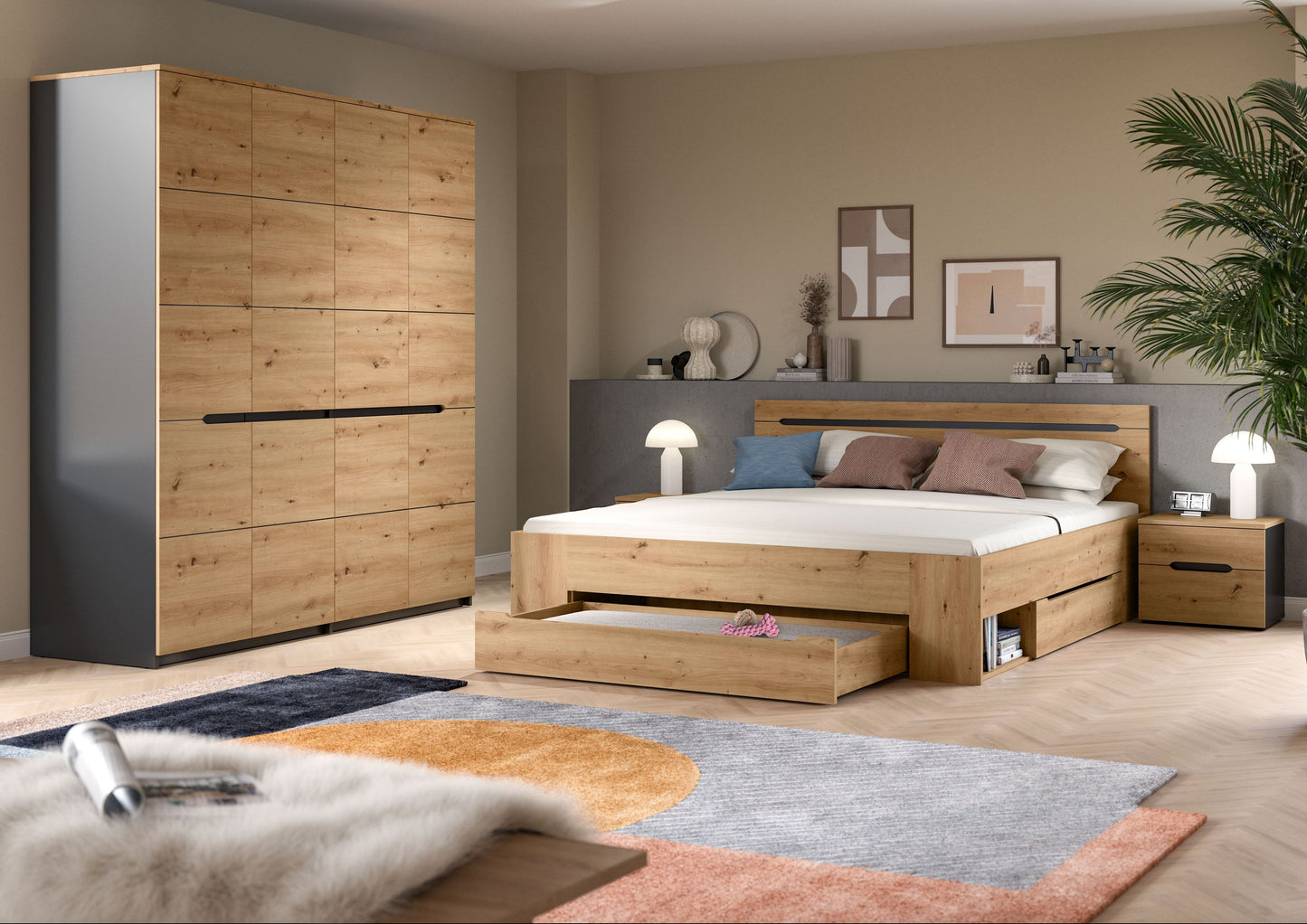 Bedroom Set Sova – Bed 180x200 Complete Set