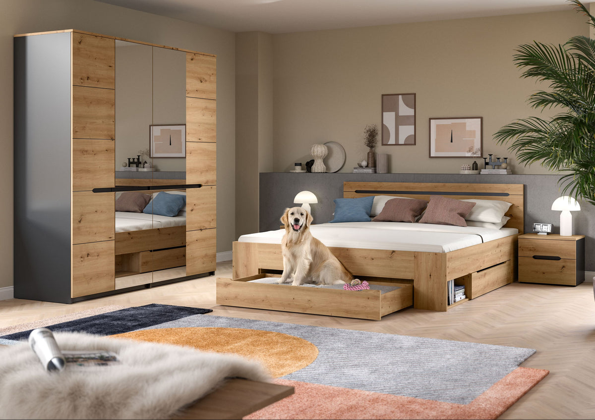 Bedroom Set Sova - Bed 180x200 Complete Set
