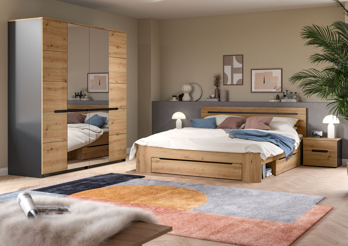 Bedroom Set Sova - Bed 180x200 Complete Set