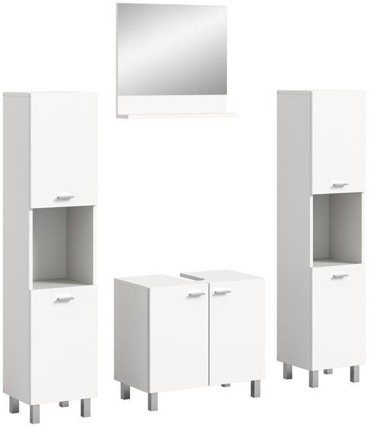 Ensemble de meubles de salle de bain Boston 4 pcs. 137 x 186 x 33 cm