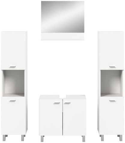 Homes & Jones Badezimmer Set 4tlg. Badmöbel hängend oder bodenstehend montierb.