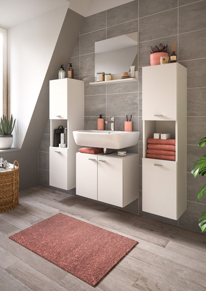 Homes & Jones Badezimmer Set 4tlg. Badmöbel hängend oder bodenstehend montierb.