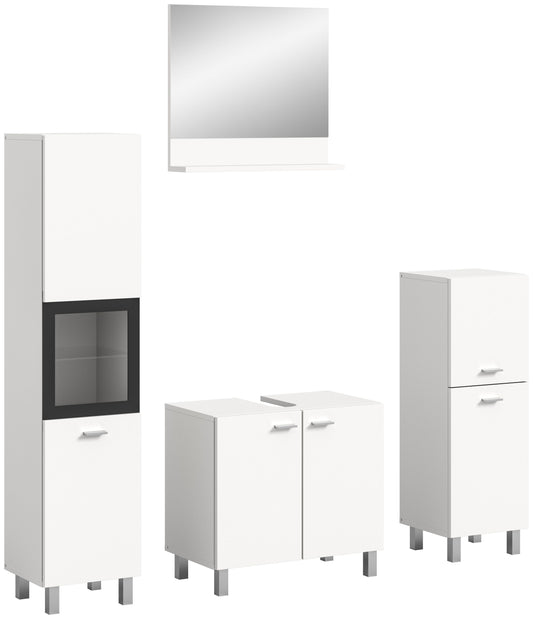 Ensemble de meubles de salle de bain Boston 4 pcs. 137 x 186 x 33 cm