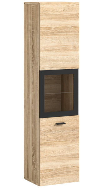 Badezimmer Boston Badezimmerschrank, ca.30x125x29cm bodenstehend/hängend montierbar