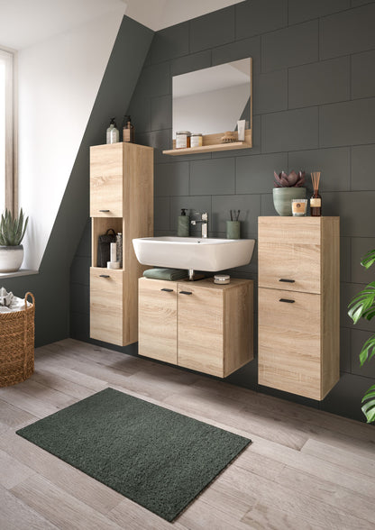 Homes & Jones Badezimmer Set 4tlg. Badmöbel hängend oder bodenstehend montierb.