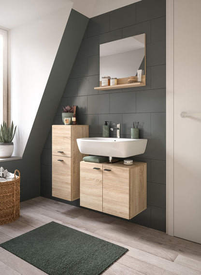 Homes & Jones Badezimmer Set 3tlg. Badmöbel hängend oder bodenstehend montierb.