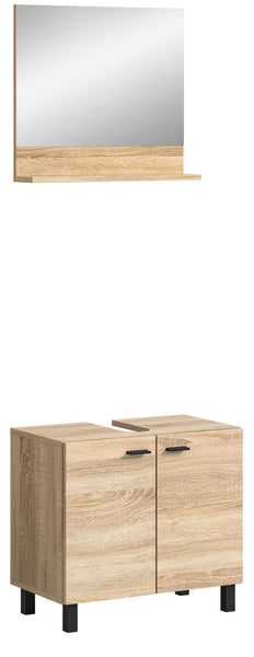 Boston 2tlg. Badmöbel Set  bodenstehend hängend montierbar ca.57x186x33 cm