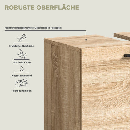 Homes & Jones Badezimmer Set 3tlg. Badmöbel hängend oder bodenstehend montierb.