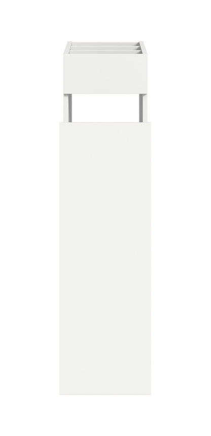 Homes & Jones Waschmaschinenschrank mit Ablage, schmaler weißer Schrank
