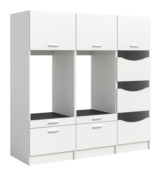 Waschmaschinenumbau Set Free 248x195x68 cm  – 4-teilig