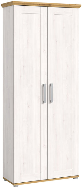 Garderobenschrank Verona 80x196x39 cm in Sibiu Lärche Nb Absetzung Artisan Eiche Nb