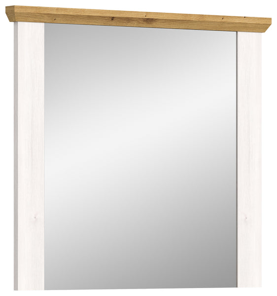 Garderobe Verona Spiegel Wandspiegel Flurspiegel Dekospiegel in Sibiu Lärche Nb. Absetzung Artisan Eiche Nb. ca.82x70x4 cm