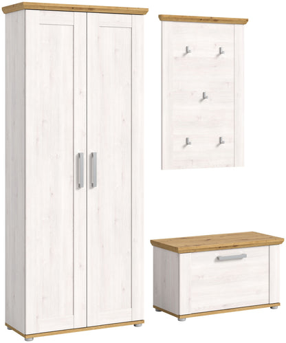 Ensemble de meubles d'entrée Verona 3 pcs. 194 x 37 x 171 cm