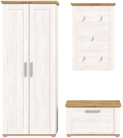 Ensemble de meubles d'entrée Verona 3 pcs. 194 x 37 x 171 cm
