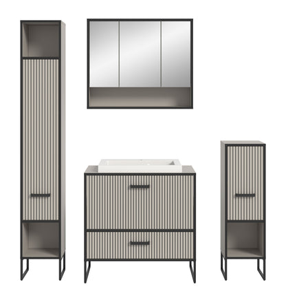 Ensemble de salle de bain Bagno 4 pièces 170 x 192 x 48 cm
