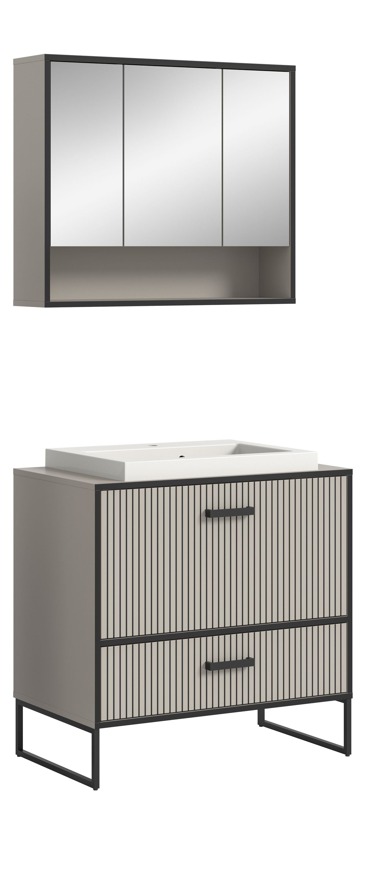 Ensemble de salle de bain Bagno 2 pièces 80 x 192 x 48 cm