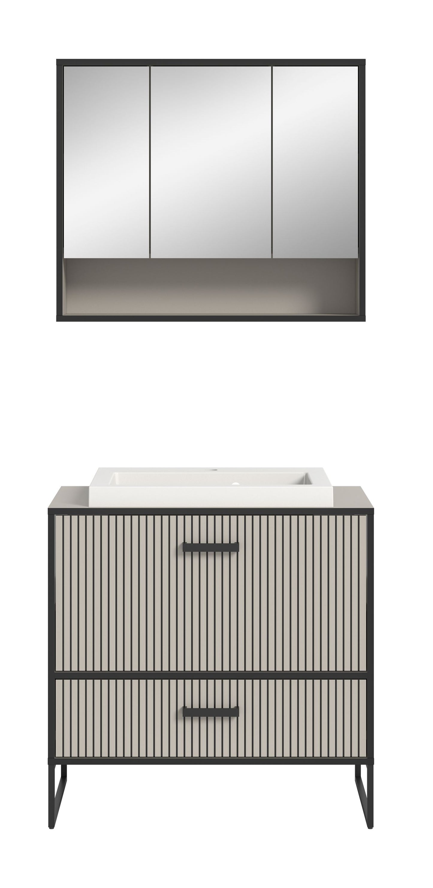 Ensemble de salle de bain Bagno 2 pièces 80 x 192 x 48 cm