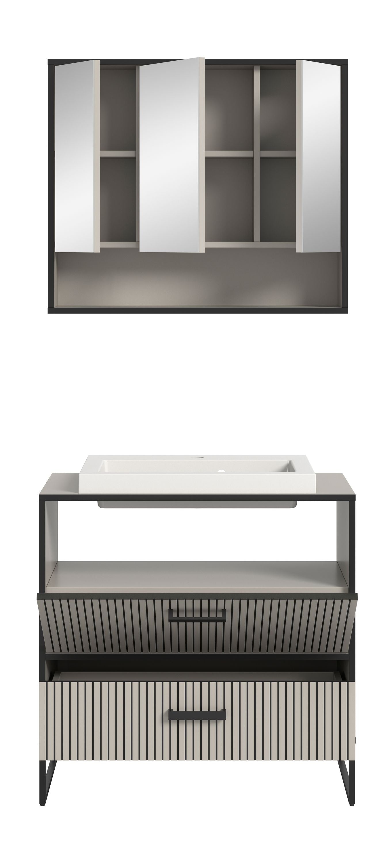Ensemble de salle de bain Bagno 2 pièces 80 x 192 x 48 cm