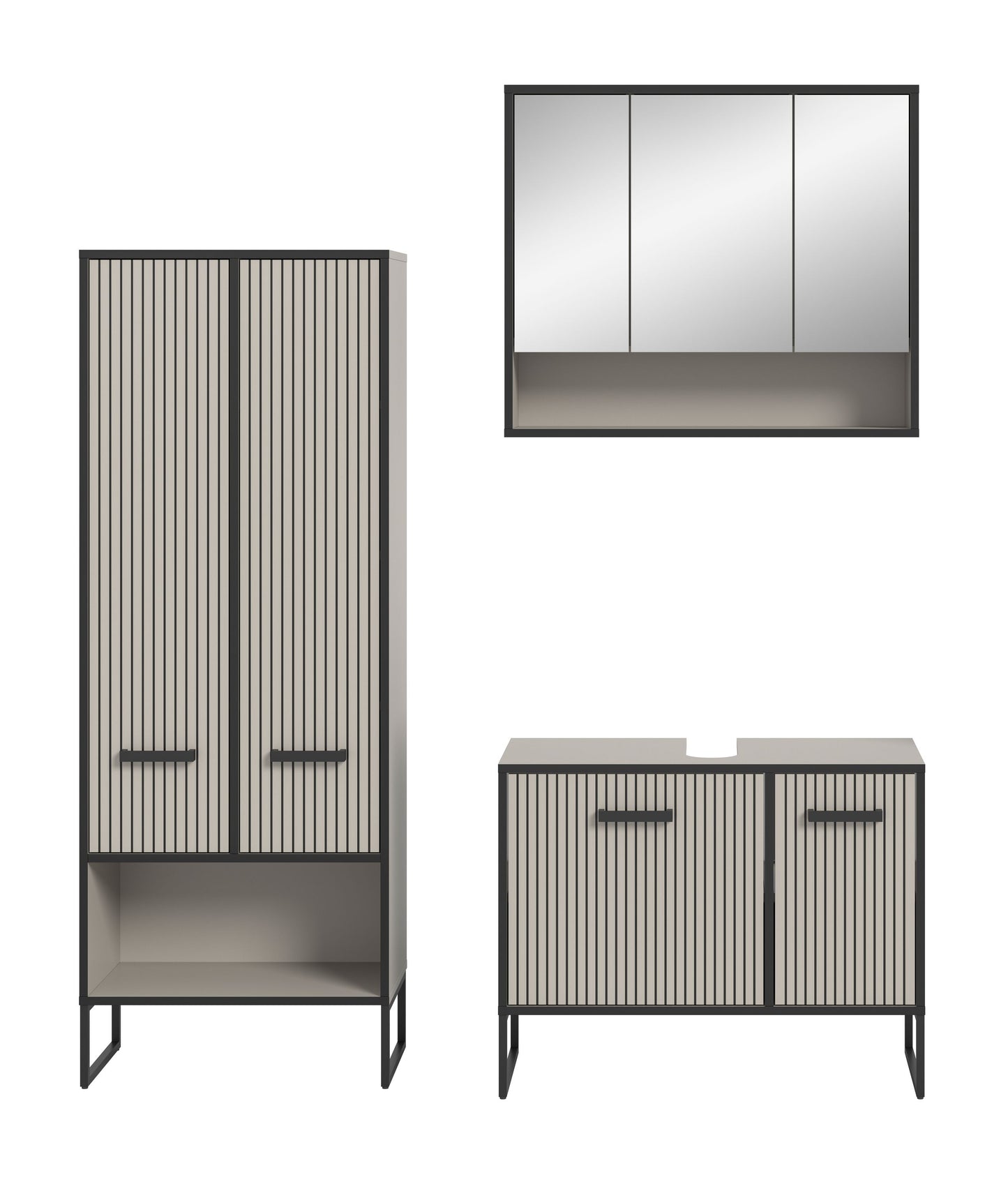 Ensemble salle de bain Bagno 3 pièces 154 x 192 x 36 cm