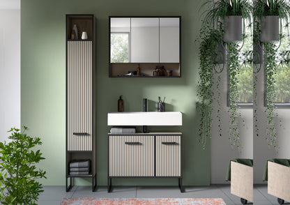 Ensemble de salle de bain Bagno 3 pièces 125 x 192 x 36 cm