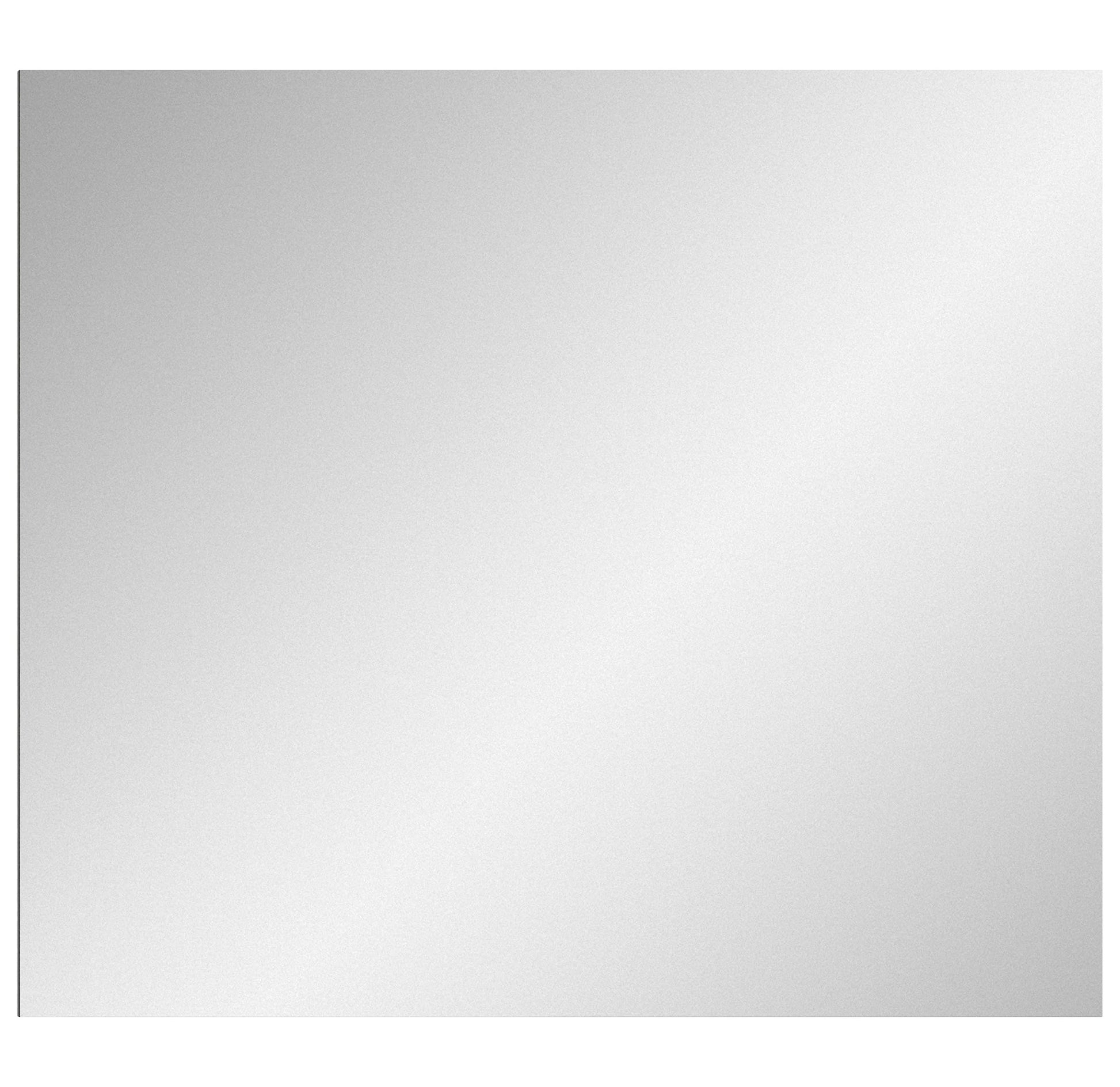 Homes & Jones Spiegel 60 cm, glatte Spiegeloberfläche mit schmalem dunklem Rand